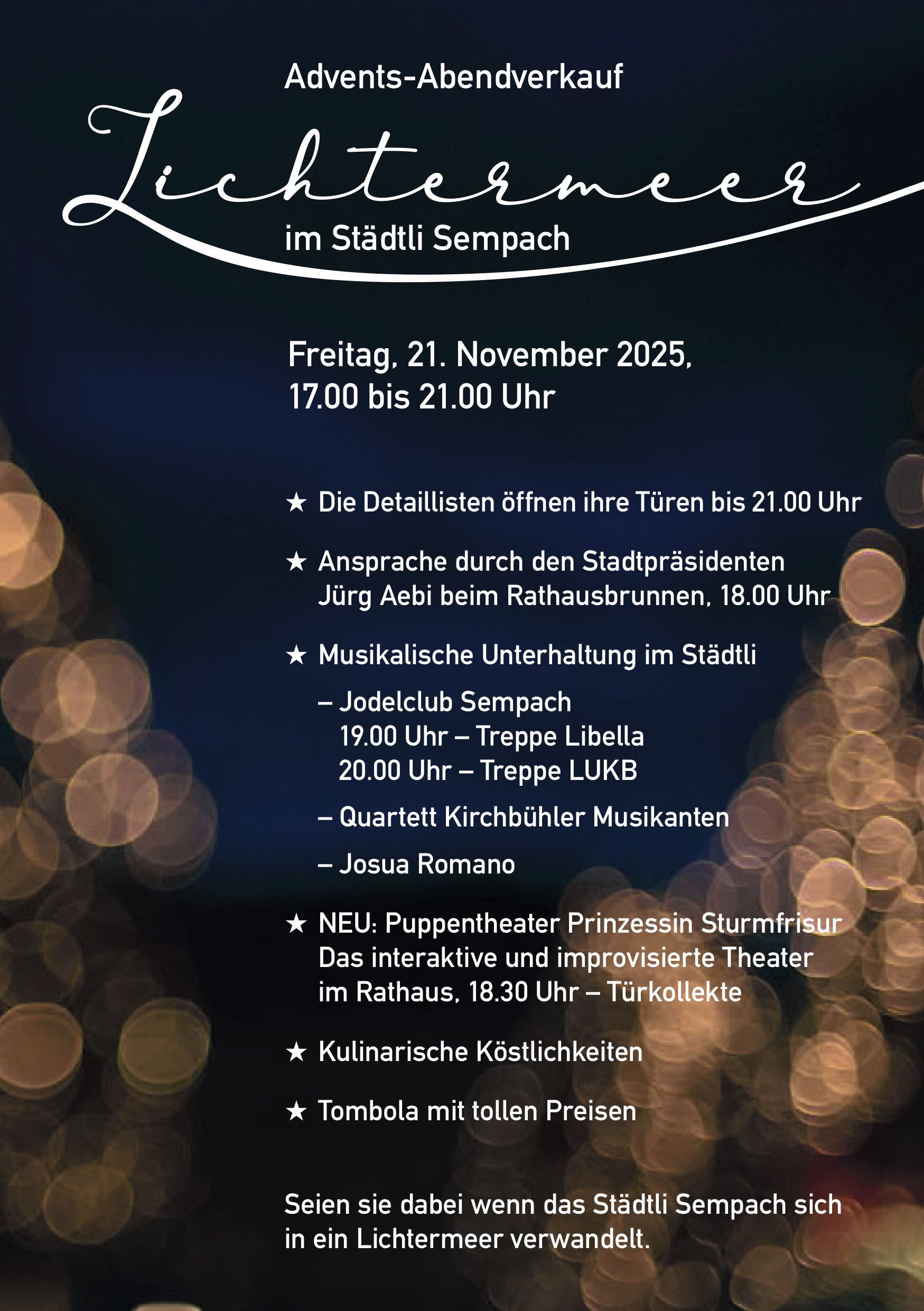 Sempach im Lichtermeer